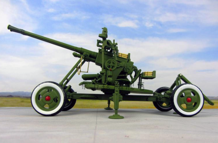 防空高炮武器试验